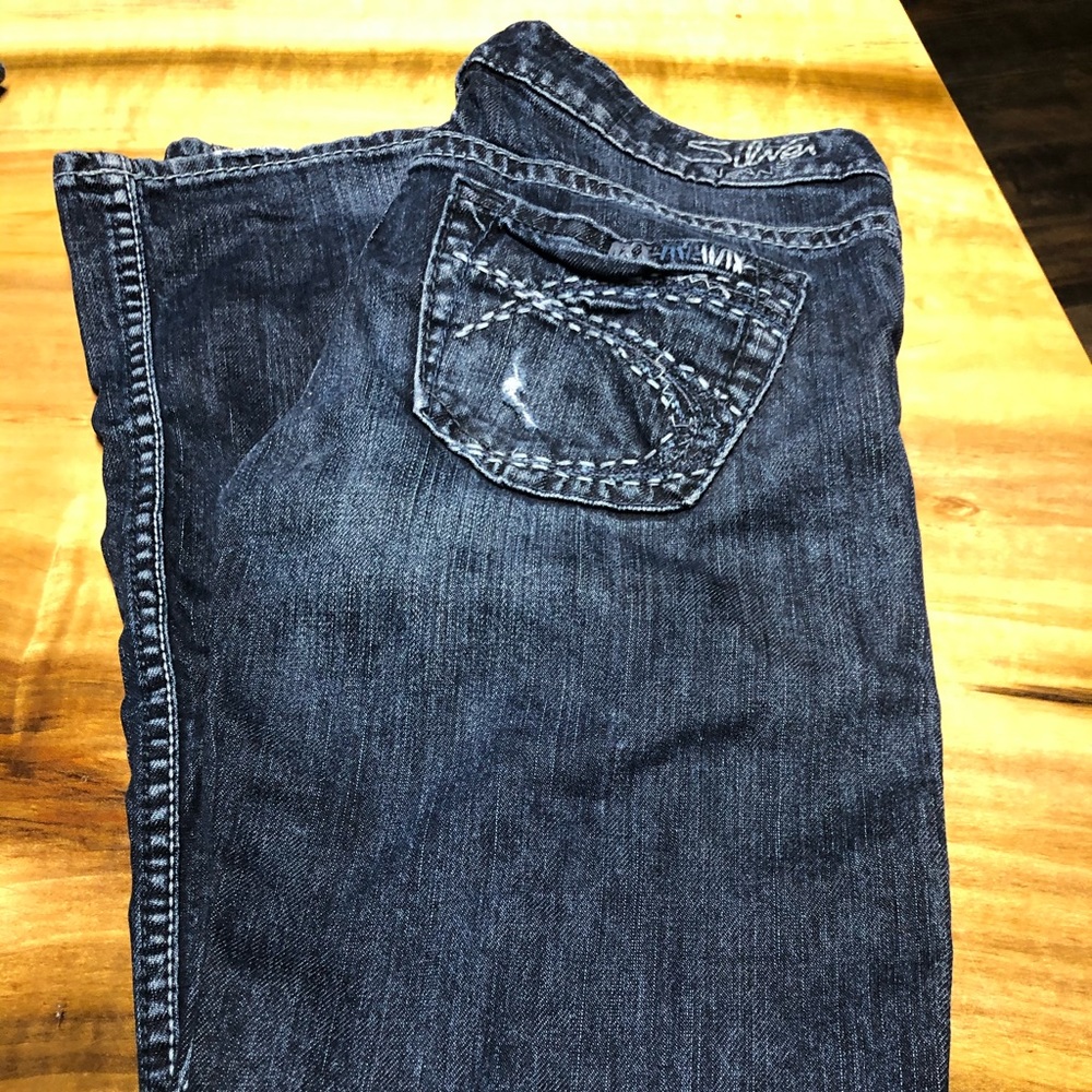Silver jeans